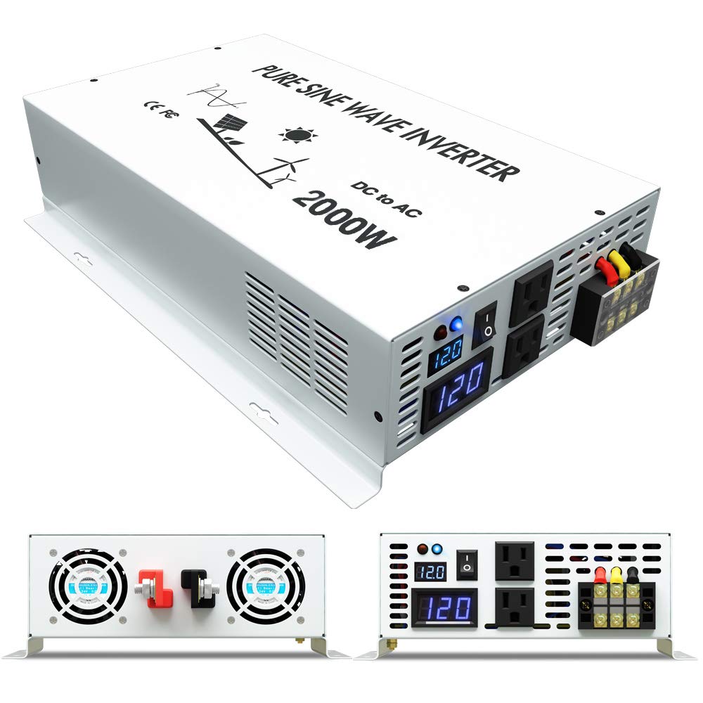Off Grid falownik solarny 24V  – Inverter Pure Sine Wave 60Hz 120V 3000W recenzja i cena
