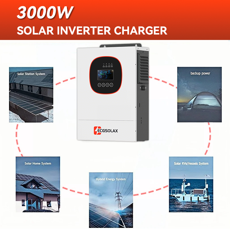 ECGSOLAX 2000W 12V MPPT Hybryd – Grid Tie Inverter Limiter 2000W recenzja i cena